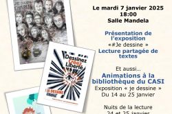 EXPO # JE DESSINE, DESSINEZ, CREEZ, LIBERTE ET ATELIERS Du 7 au 25 janv 2025