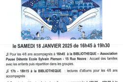 NUIT DE LA LECTURE - VILLEY-SAINT-ÉTIENNE Le 18 janv 2025