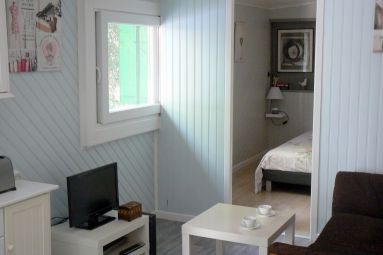 la pièce de vie du gîte de la maison de l'étang